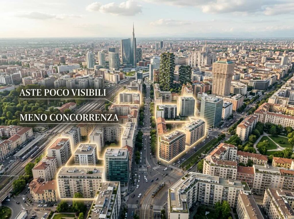 aste poco visibili